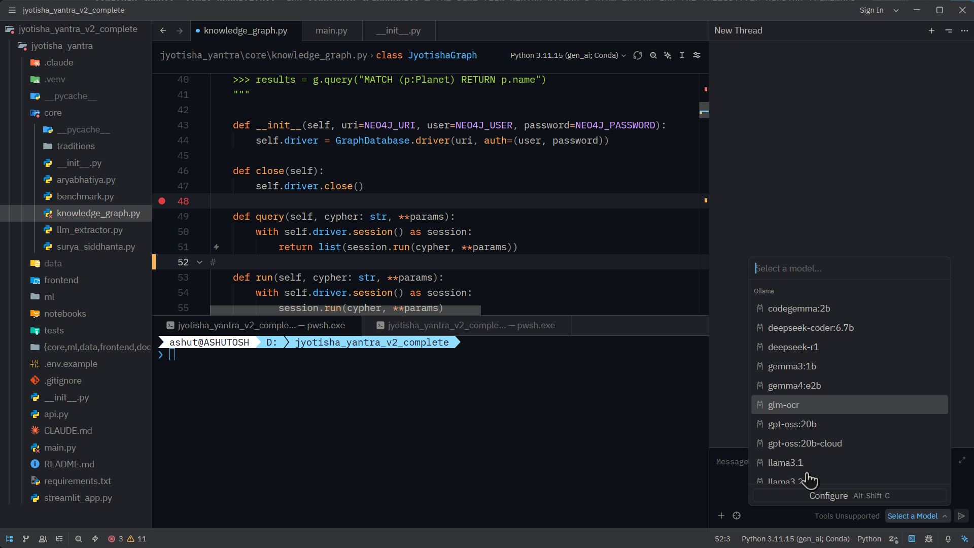 Zed AI assistant inline panel