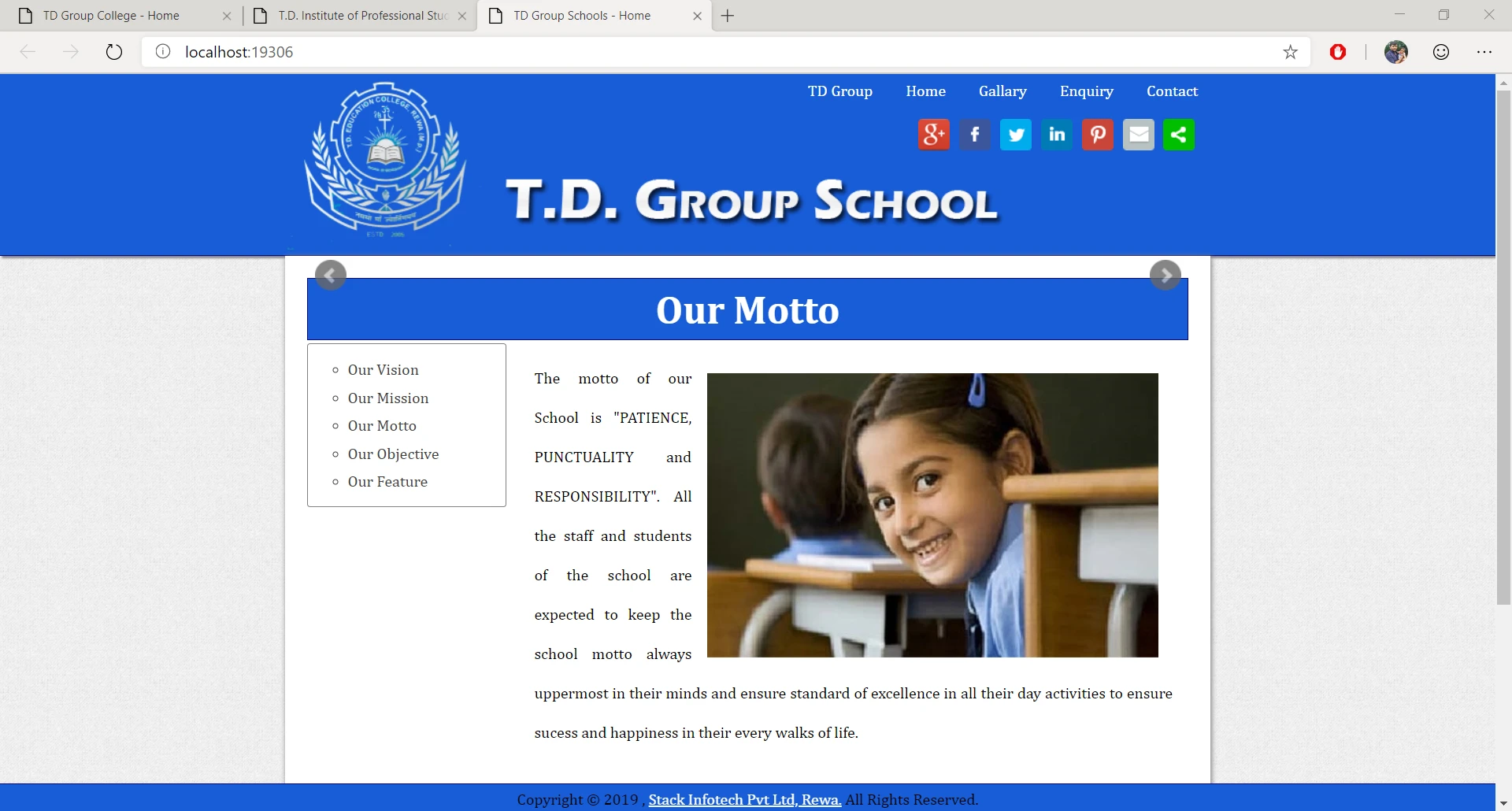 TD Group - websites